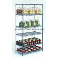 NSF Approval Gondola Store Metal Storage Rack with 6 Shelves